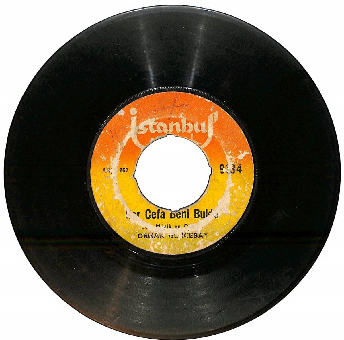 Orhan Gencebay - Her Cefa Beni Buldu / Bağrıma Taş Bastım Plak (10/6.5) PLK26177 - 1