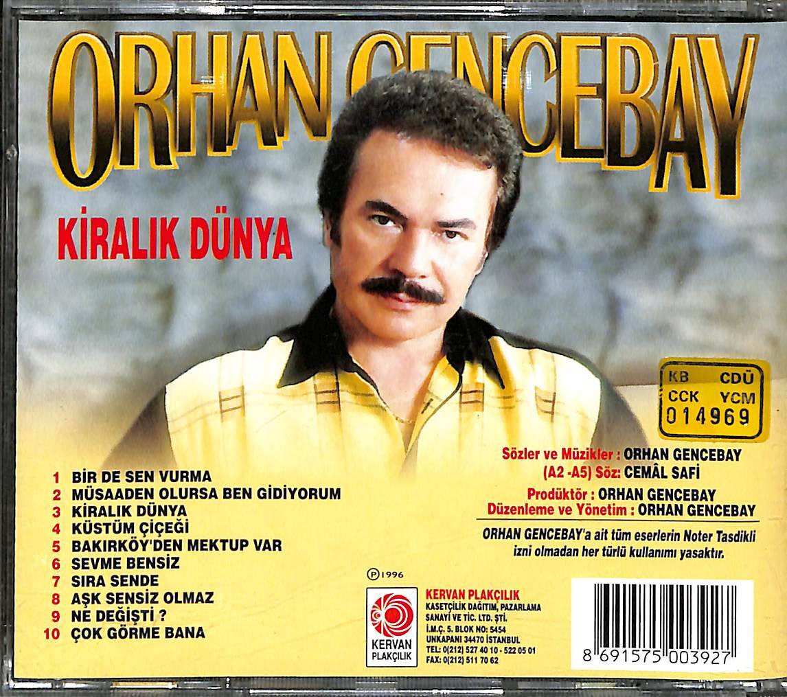 Orhan Gencebay - Kiralık Dünya CD (İkinci El) CD3590 - 2