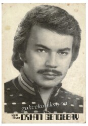 Orhan Gencebay Siyah-Beyaz Büyük Boy Kartpostal KRT6858 - Gökçekoleksiyon