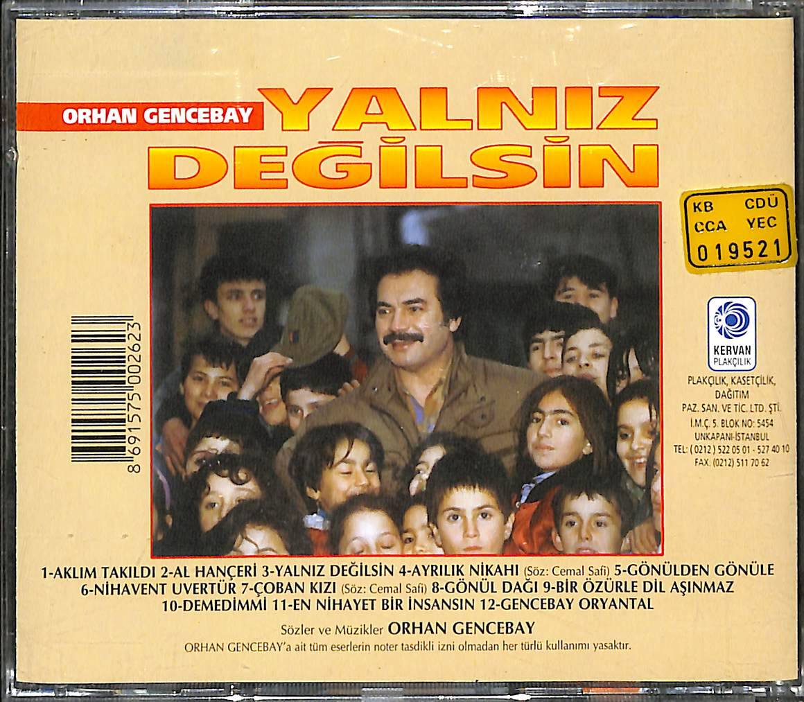 Orhan Gencebay - Yalnız Değilsin CD (İkinci El) CD3586 - 2