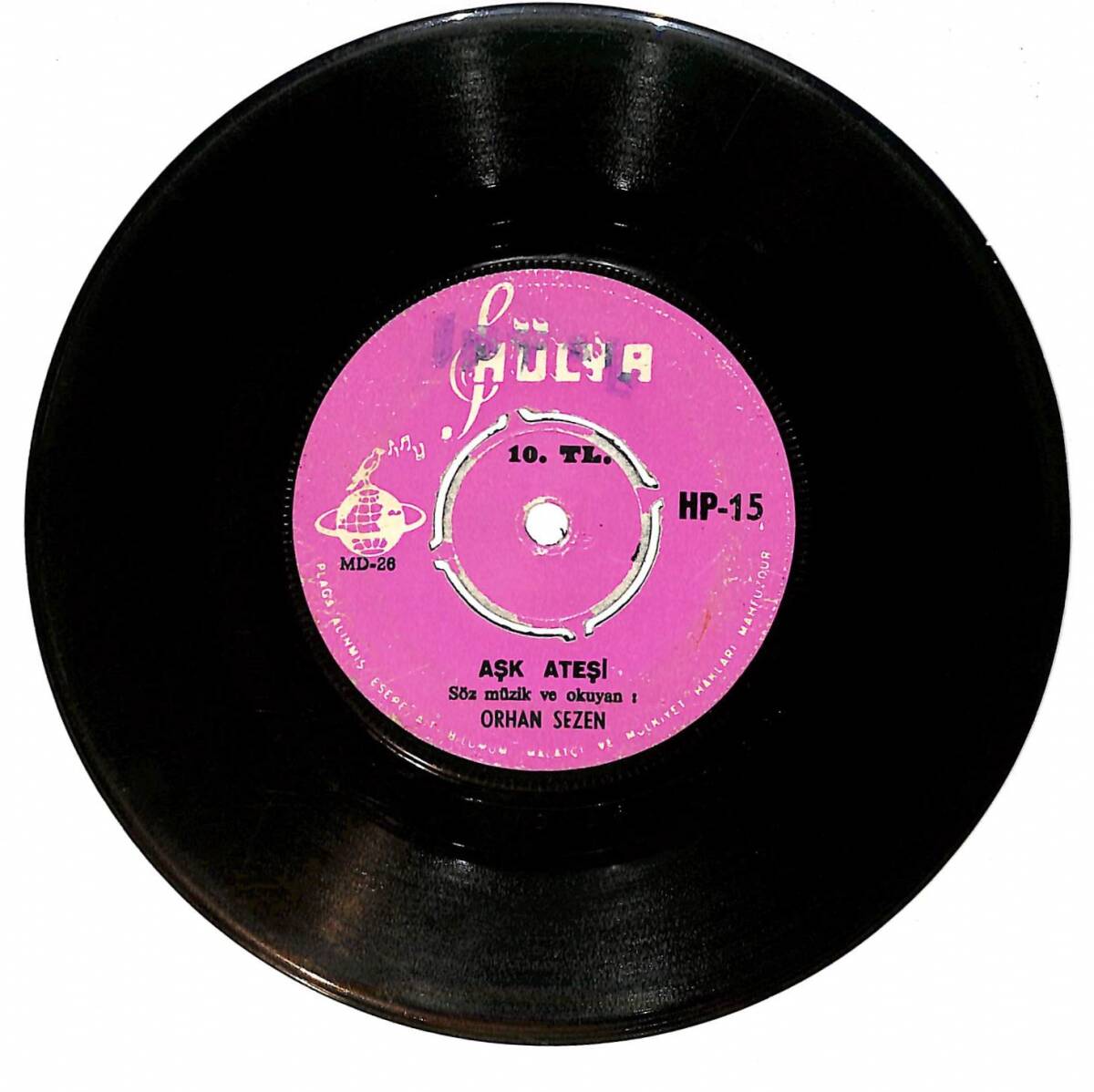 Orhan Sezen – Aşk Ateşi & Kadındır Unutur Plak (10/6.5) PLK26870 - 2