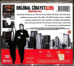 Orjinal Cinayetler (Robert De Niro - Al Pacino) VCD Film VCD18267 - 2
