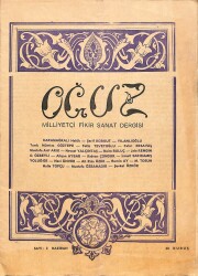 Oğuz Milliyetçi Fikir Sanat Dergisi Sayı:3 30 Mayıs 1952 - Karamağralı Haluk , Şerif Korkut NDR88180 - Gökçekoleksiyon