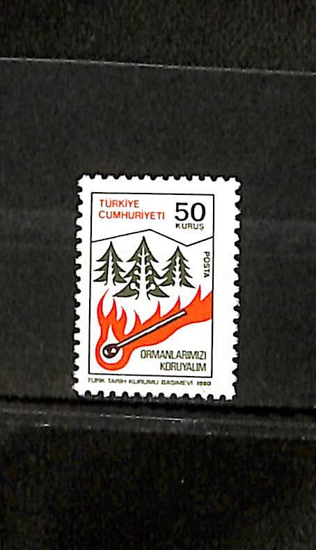 Orman Konulu Sürekli Seri (Regular Issue with The Subject of Forest) , 1 Pul Seri PPT2328 - 1