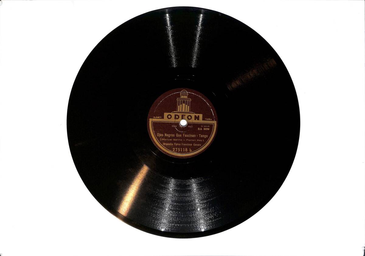Orquesta Tipica Francisko Canaro - La Cumparsita Tango / Ojos Negros Que Fascinan Tango TAŞ PLAK (10/7.5) PLK26188 - 2