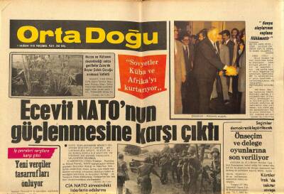 Orta Doğu Gazetesi 1 Haziran 1978 - Necmettin Erbakan,Konya Olaylarının Suçlusu Hükümettir GZ89331 - 1