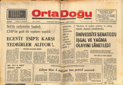 Orta Doğu Gazetesi 1 Şubat 1976 - Libya 3 Milyon Ton Petrol Verecek GZ89277 - 1