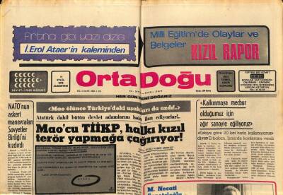 Orta Doğu Gazetesi 11 Eylül 1976 - Necati Sepetçioğlu Diyor ki! GZ89310 - 1