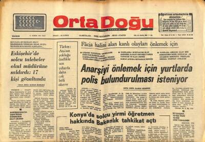 Orta Doğu Gazetesi 11 Kasım 1975 - Enver Sedat İngiltereden Boş Dönüyor GZ89384 - 1