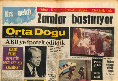 Orta Doğu Gazetesi 12 Eylül 1978 - Gönül Yazar İle Sinan Birselin Arasına Kara Kedimi Girdi GZ89406 - 1