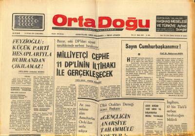 Orta Doğu Gazetesi 15 Ocak 1975 - İngiltere 10 Bin Türkü Serbest Bırakacağını Söyledi GZ89317 - 1