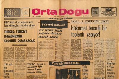 Orta Doğu Gazetesi 19 Ağustos 1976 - Beş Sovyet Aydını Akıl Hastanesine Kapatıldı GZ89344 - 1