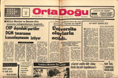 Orta Doğu Gazetesi 2 Kasım 1976 - Şah Petrol Fiyatlarına Yeniden Zam İstedi GZ89260 - 1