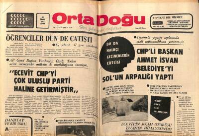 Orta Doğu Gazetesi 25 Mart 1977 - Türkiye NATOdan Kopuyor Mu ? GZ72397 - 2