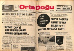 Orta Doğu Gazetesi 25 Mart 1977 - Türkiye NATOdan Kopuyor Mu ? GZ72397 - 1