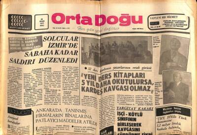 Orta Doğu Gazetesi 25 Ocak 1977 - Yugoslavyadaki Kazada Ölü Sayısı 26ya Yükseldi GZ72376 - 2