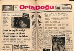 Orta Doğu Gazetesi 25 Şubat 1977 - İsvanın Tayin Ettiği M. Muavini Halktan Rüşvet Alırken Tutuldu GZ72392 - 2