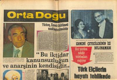 Orta Doğu Gazetesi 4 Haziran 1978 - Türk Elçilerin Hayatı Tehlikede GZ89338 - 1