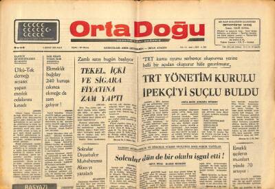 Orta Doğu Gazetesi 4 Şubat 1975 - Libya Türkiye Ortak Projeleri Hazırlanıyor GZ89266 - 1