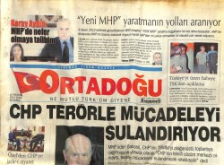 Ortadoğu Gazetesi 10 Ağustos 2012 - Bahçeli CHP Terörle Mücadeleyi Sulandırıyor GZ101347 - 1