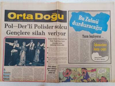Ortadoğu Gazetesi - 10 Mayıs 1978 - Hakim Katılı Yılmaz Güney GZ111440 - 1