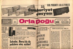 Ortadoğu Gazetesi 11 Aralık 1976 - Solcular Bursada Polislere Ateş Açtı GZ66594 - 2