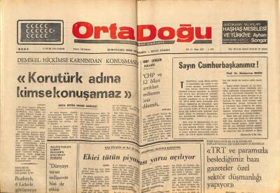 Ortadoğu Gazetesi 12 Ocak 1975 - Rusya , Norveç Ve Danimarkayı Tehdit Etti ! GZ73913 - 1