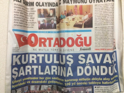 Ortadoğu Gazetesi 12 Şubat 2016 - Kurtuluş Savaşı Sartlarına Döndük GZ27577 - 1