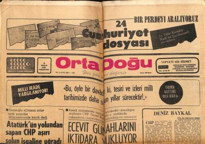 Ortadoğu Gazetesi 13 Aralık 1976 - Ecevit Günahlarını İktidara Yüklüyor GZ66593 - 1