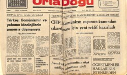 Ortadoğu Gazetesi 13 Şubat 1975 - CHP Komünizm Suçunun Anayasadan Çıkarılması İçin Kanun Teklifi Hazırladı GZ66523 - 1