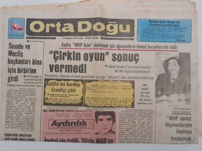 Ortadoğu Gazetesi - 13 Temmuz 1979 - Kaddafi Libya İle Cezayirin Ortak Devlet Kurmasını İstiyor GZ111593 - 1