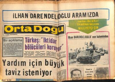 Ortadoğu Gazetesi 15 Ocak 1979 - Cevdet Sunaya TBMMde Oda Ve Makam Arabası Verildi GZ77537 - 1