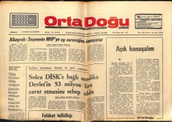 Ortadoğu Gazetesi 16 Ağustos 1975 - Bangladeşte Ordu Darbe Yaptı GZ66557 - 1