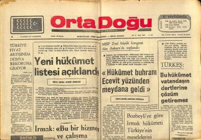 Ortadoğu Gazetesi 18 Kasım 1974 - Ünlü Yönetmen Vittorio De Sicaya Muhteşem Bir Cenaze Töreni Yapıldı GZ93338 - 1