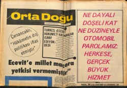 Ortadoğu Gazetesi 18 Kasım 1978 - Bülent Ecevite Millet Macera Yetkisi Vermemiştir GZ66528 - 2