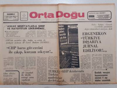 Ortadoğu Gazetesi - 18 Mayıs 1977 - İslam Ülkeleri Konferansı Libyada Başladı GZ111517 - 1