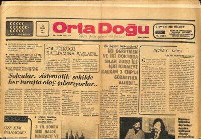 Ortadoğu Gazetesi 18 Ocak 1977 - Zigana Tüneli İnşaatı Yıl Sonunda Bitiyor GZ87306 - 1