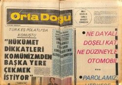 Ortadoğu Gazetesi 19 Kasım 1978 - Alparslan Türkeş Polatlıda Konuştu GZ66513 - 1