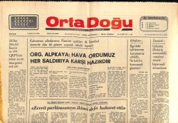 Ortadoğu Gazetesi 19 Nisan 1975 - Solcular 3 Anarşistin İdam Edildiği Gün Yeni Eylemlere Girişecek GZ66561 - 1