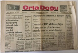 Ortadoğu Gazetesi 19 Şubat 1976 - Danimarka Ve Hollanda Bizden İşçi Alacak GZ13486 - 2