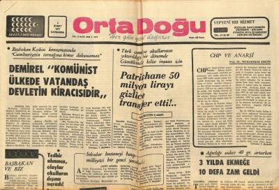 Ortadoğu Gazetesi 2 Şubat 1977 - Kütahya Şeker Fab. 48 Bin Ton Şeker İstihsal Edecek GZ87320 - 1