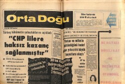 Ortadoğu Gazetesi 20 Kasım 1978 - Türkeş CHPlilere Haksız Kazanç Sağlanmıştır GZ66499 - 2
