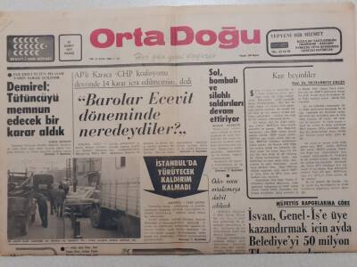 Ortadoğu Gazetesi - 20 Şubat 1977 - Demirel Tütüncüyü Memnun Edecek Bir Karar Aldık GZ111589 - 1