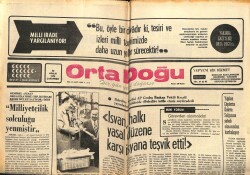 Ortadoğu Gazetesi 22 Aralık 1976 - Milliyetçilik Solculuğu Yenmiştir GZ66547 - 1