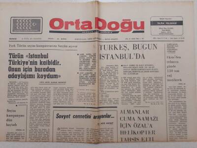 Ortadoğu Gazetesi - 22 Eylül 1975 - Sovyet Cennetini Arayanlar GZ111531 - 1