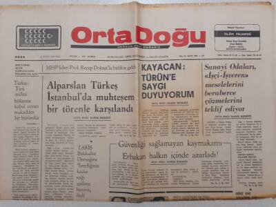 Ortadoğu Gazetesi - 23 Eylül 1975 - 15 Gün İçinde Lastik Darlığı Gideriliyor GZ111530 - 1