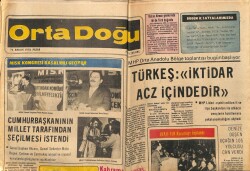 Ortadoğu Gazetesi 24 Aralık 1978 - Cumhurbaşkanının Millet Tarafından Seçilmesi İstendi GZ66511 - 2