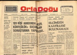 Ortadoğu Gazetesi 24 Ekim 1975 - Viyana Büyükelçimizin Kaatilleri Bulunamadı GZ66486 - 2