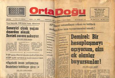 Ortadoğu Gazetesi 24 Eylül 1975 - FORDa 3. Suikast Girişimi GZ73905 - 1