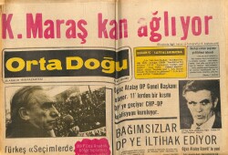 Ortadoğu Gazetesi 25 Aralık 1978 - Bağımsızlar DPye İltihak Ediyor GZ66498 - 1